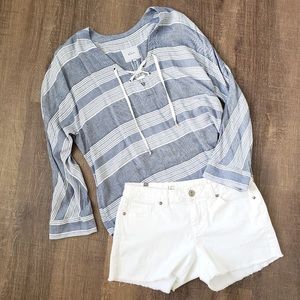 Rails Lily Top in Athens Stripe
